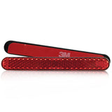 Reflektor Line rot, abgerundet, 100 x 13 x 6 mm, Selbstklebend, E-Geprüft