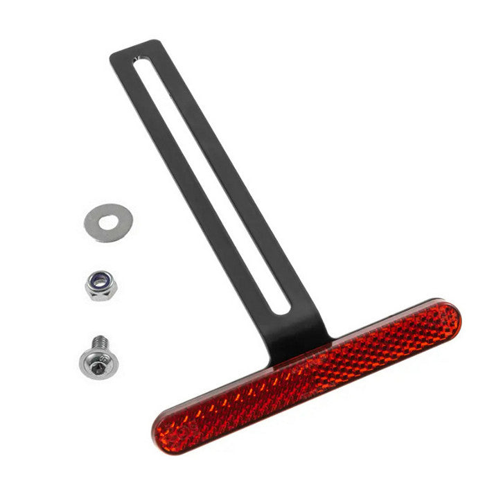Reflektor Set Line rot, abgerundet, 100 x 13 x 6 mm