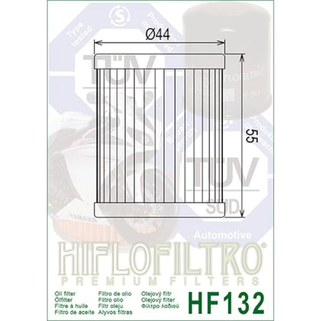 Ölfilter Hiflofiltro HF132 – Beta Kawasaki Suzuki Yamaha Modelle