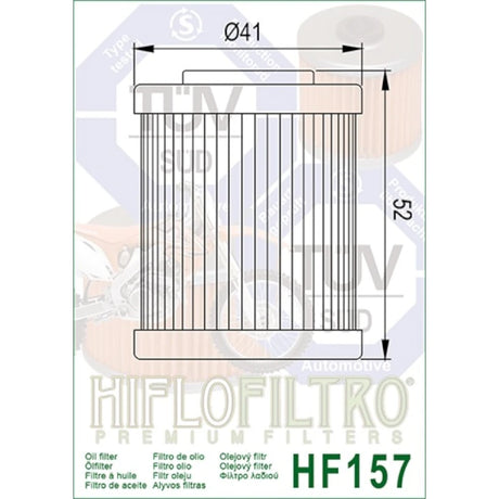 Ölfilter Hiflofiltro HF157 – Beta & KTM Modelle