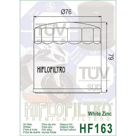 Ölfilter Hiflofiltro HF163 – BMW K 75 /100 /1100 /1200 R 850 /1100 /1150 /1200
