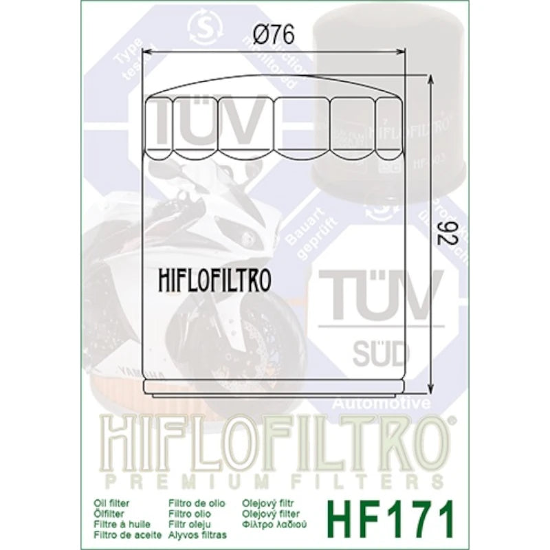 Ölfilter Hiflofiltro HF171B – Buell & Harley Davidson Modelle
