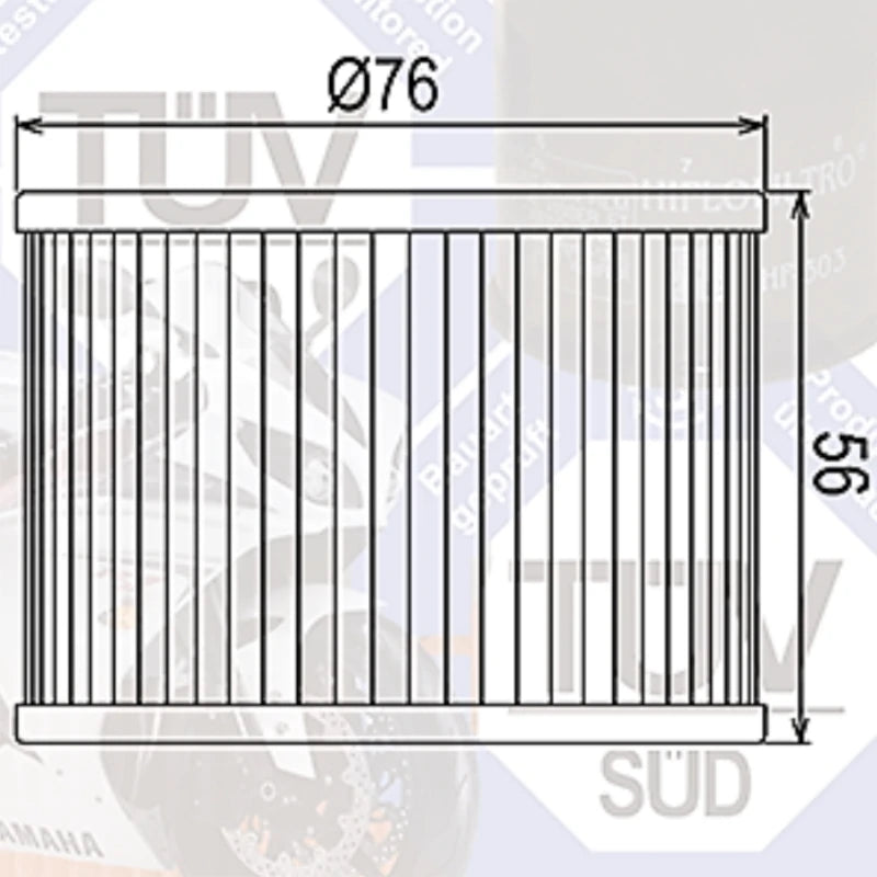 Ölfilter Hiflofiltro HF192 – Triumph Modelle