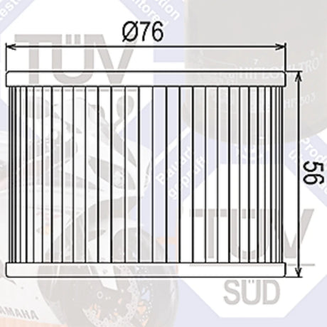 Ölfilter Hiflofiltro HF192 – Triumph Modelle