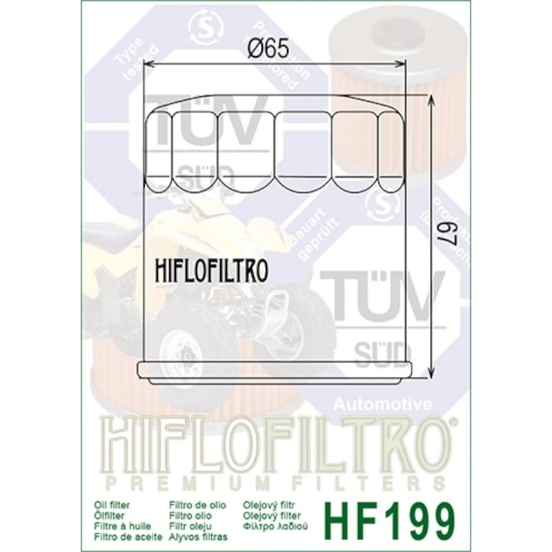 Ölfilter Hiflofiltro HF199 – Indian Scout 2015-2025