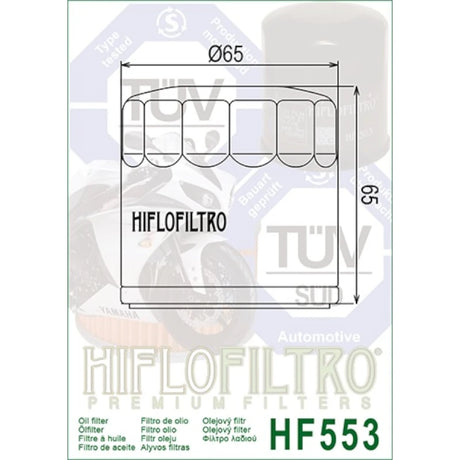 Ölfilter Hiflofiltro HF553 – Benelli 899 / 900 / 1130