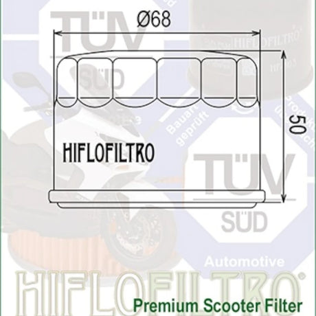 Ölfilter Hiflofiltro HF985 – Kymco Xciting MyRoad Yamaha XP500 /530 T-Max
