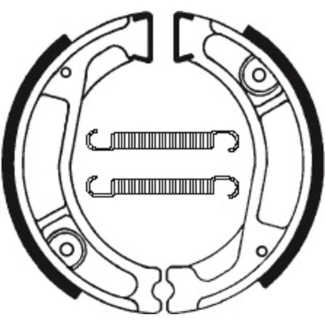 Bremsbacken TECNIUM BA029 Organisch