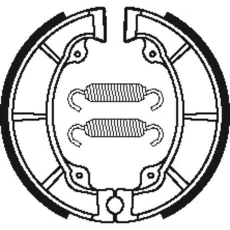 Bremsbacken TECNIUM BA038 Organisch