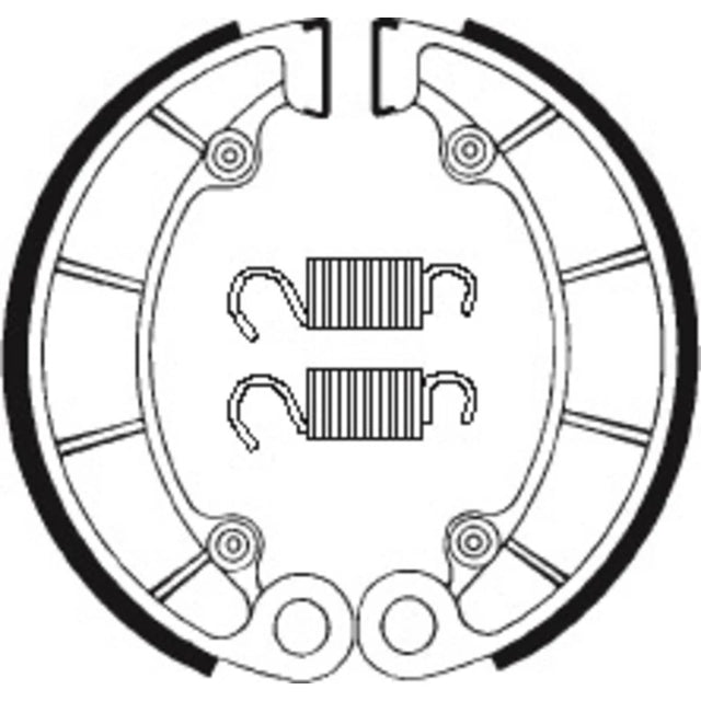 Bremsbacken TECNIUM BA046 Organisch