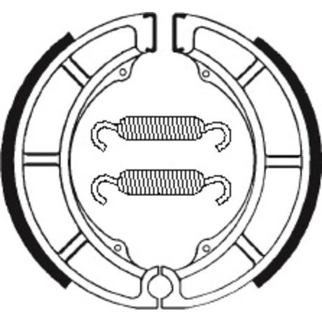 Bremsbacken TECNIUM BA052 Organisch