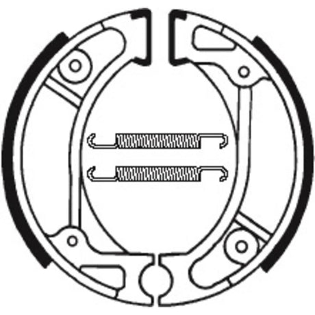 Bremsbacken TECNIUM BA057 Organisch