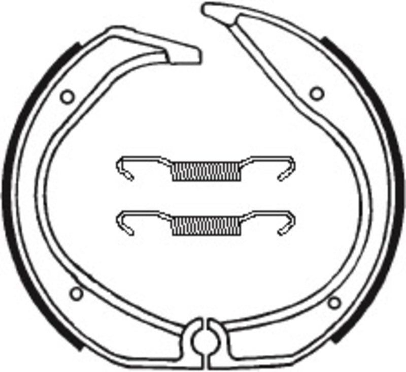 Bremsbacken TECNIUM BA140 Organisch