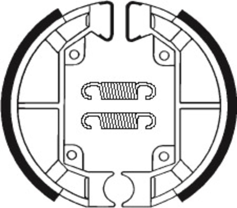 Bremsbacken TECNIUM BA187 Organisch
