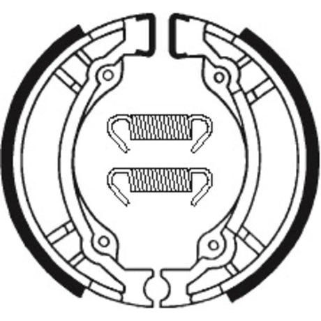Bremsbacken TECNIUM BA188 Organisch