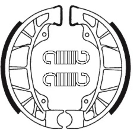 Bremsbacken TECNIUM BA195 Organisch
