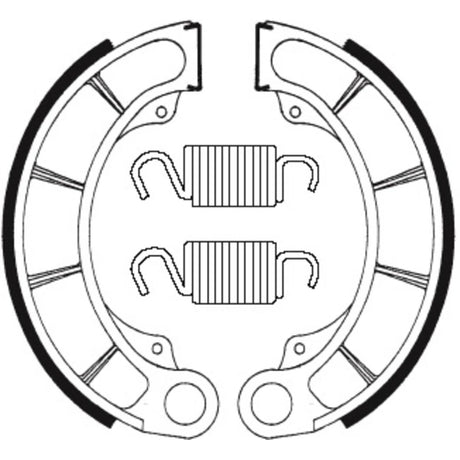 Bremsbacken TECNIUM BA198 Organisch
