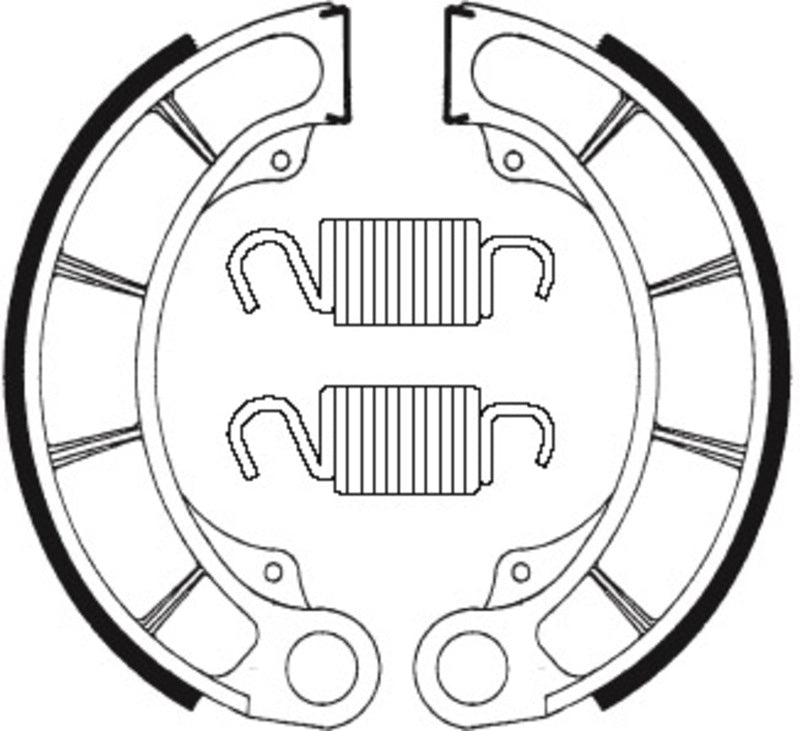 Bremsbacken TECNIUM BA198 Organisch