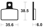 Bremsbeläge TECNIUM MA303 Organisch