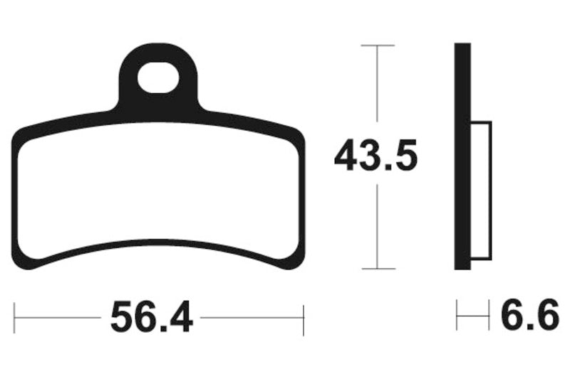 Bremsbeläge TECNIUM MA315 Organisch