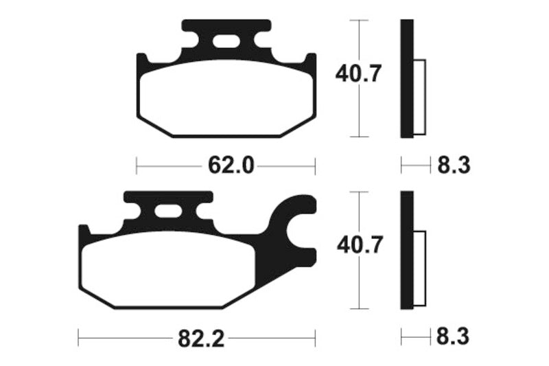 Bremsbeläge TECNIUM MO335 Sintermetall