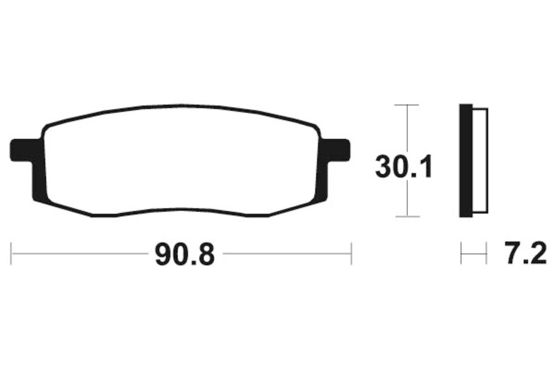 Bremsbeläge TECNIUM MO80 Sintermetall