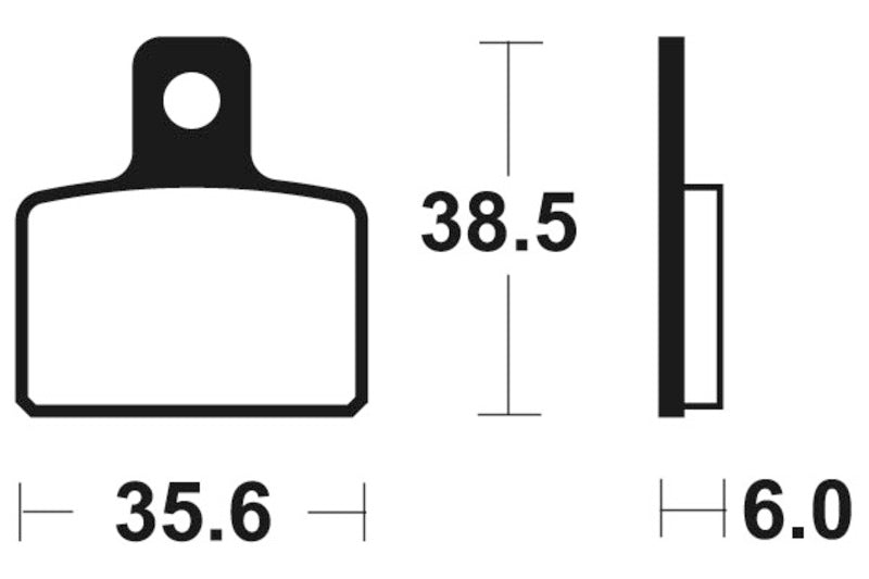 Bremsbeläge TECNIUM MOR303 Sintermetall