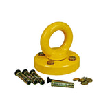 Drehbarer Bodenanker VECTOR Gelb Ø Ring 60 mm
