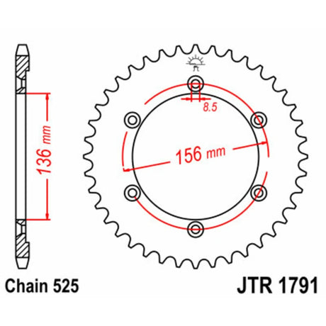 Kettenrad JTR 1791