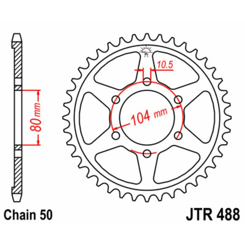 Kettenrad JTR 488