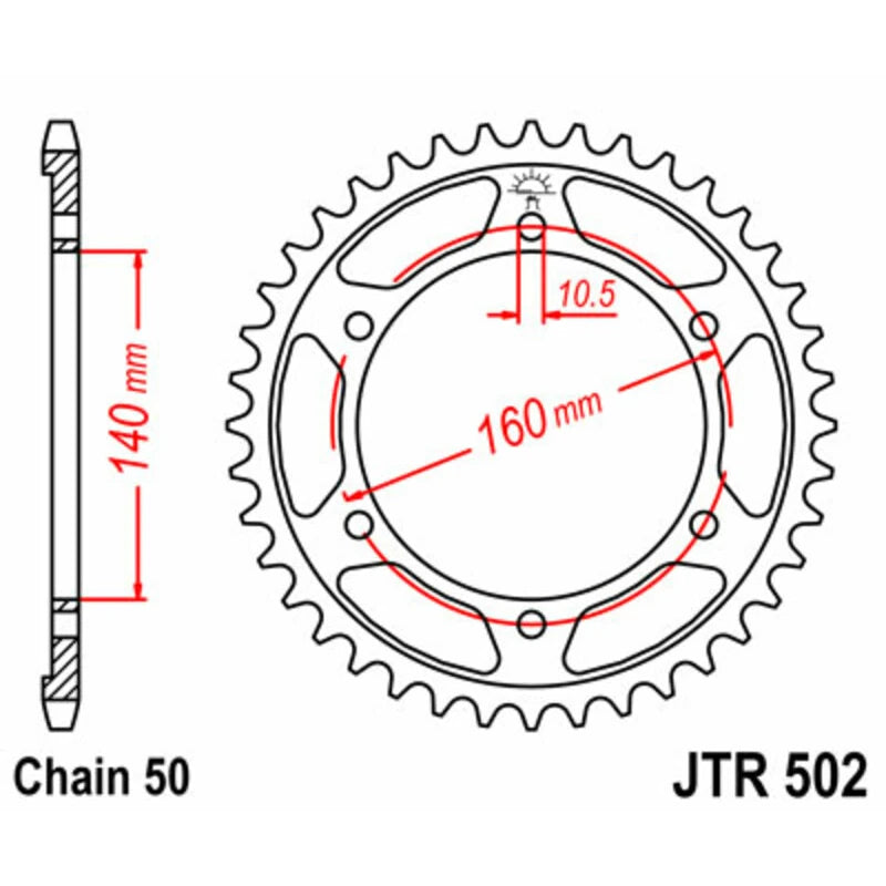 Kettenrad JTR 502