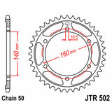 Kettenrad JTR 502