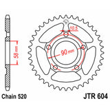 Kettenrad JTR 604