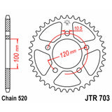 Kettenrad JTR 703