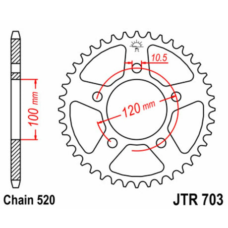 Kettenrad JTR 703