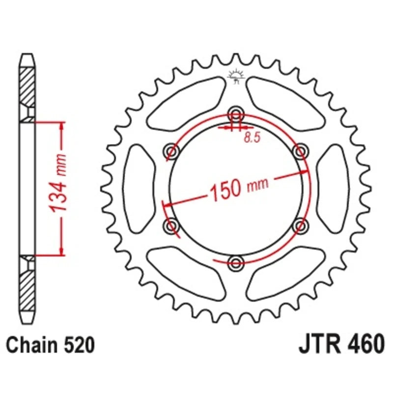 Kettenrad JTR 460