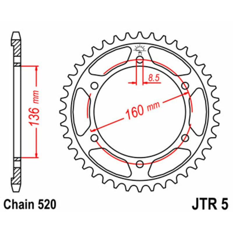 Kettenrad JTR 5