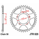 Kettenrad JTR 829