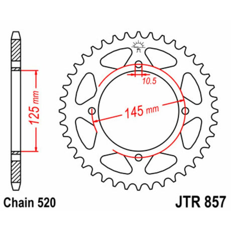 Kettenrad JTR 857