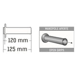 Griffgummi Paar Domino A010 Racing, Ø Innen 22/26 mm, Länge 125 mm