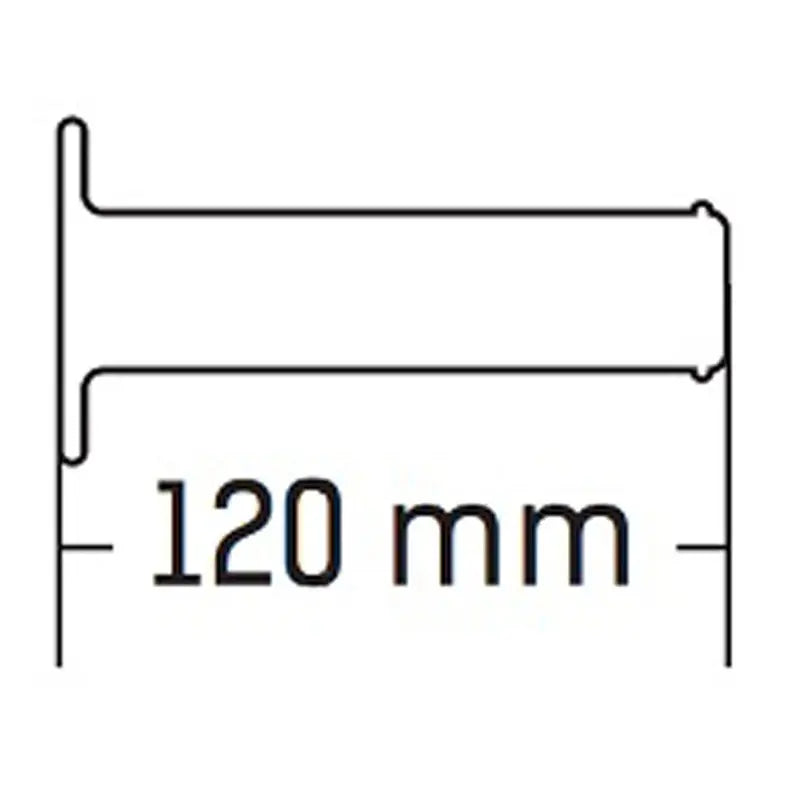 Griffgummi Paar Domino A260 Off-Road, Ø Innen 22/26 mm, Länge 120 mm