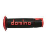 Griffgummi Domino A450 Racing, Schwarz/Rot, Ø Innen 22/26 mm, Länge 125 mm