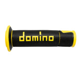 Griffgummi Domino A450 Racing, Schwarz/Gelb, Ø Innen 22/26 mm, Länge 125 mm