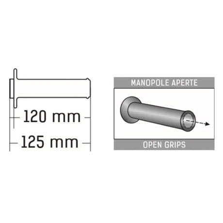 Griffgummi Domino A450 Racing, Ø Innen 22/26 mm, Länge 125 mm