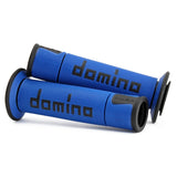 Griffgummi Domino A450 Racing, Blau/Schwarz, Ø Innen 22/26 mm, Länge 125 mm