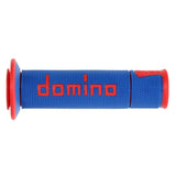 Griffgummi Domino A450 Racing, Blau/Rot, Ø Innen 22/26 mm, Länge 125 mm