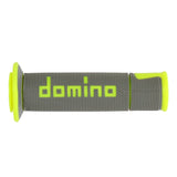 Griffgummi Domino A450 Racing, Grau/Gelb, Ø Innen 22/26 mm, Länge 125 mm