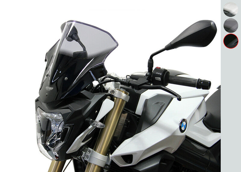 Racingscheibe MRA Schwarz mit ABE für BMW F 800 R (2015-2019)
