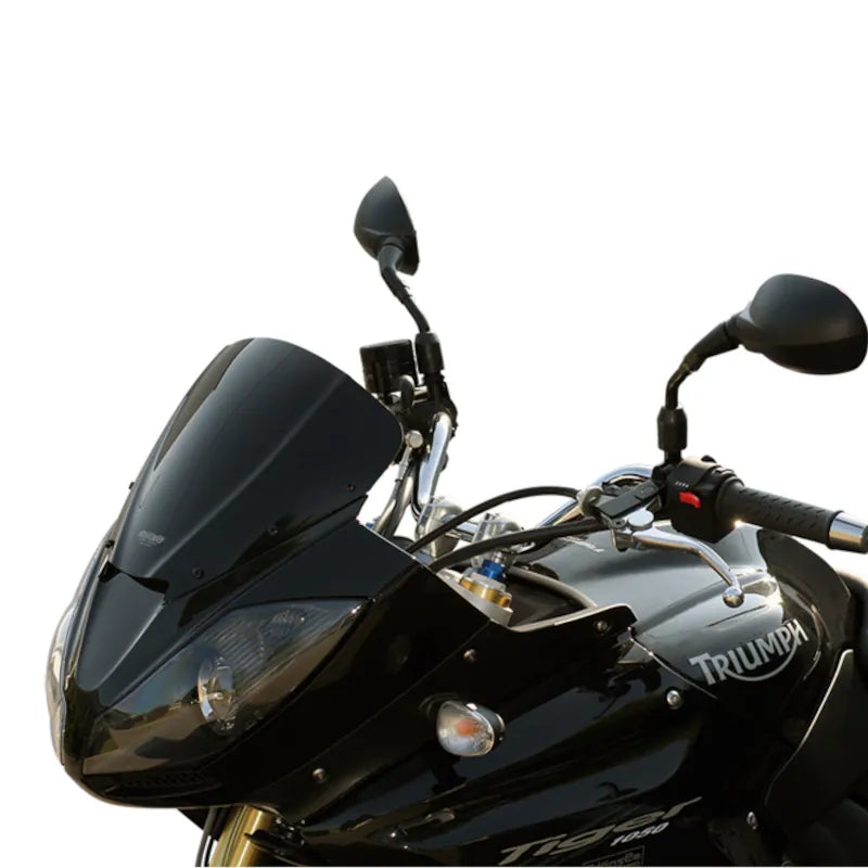 Motorrad Sportscheibe MRA Schwarz mit ABE