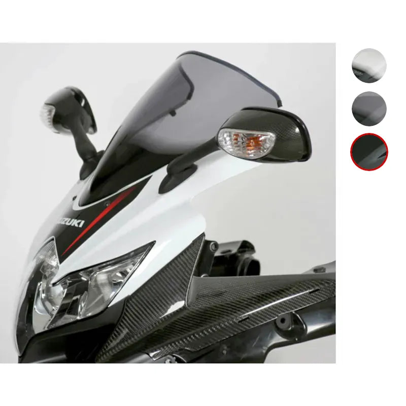 Racingscheibe MRA Schwarz mit ABE für Suzuki GSX-R 600 / 750 (2008-2010)